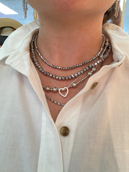 Necklace cristal checo