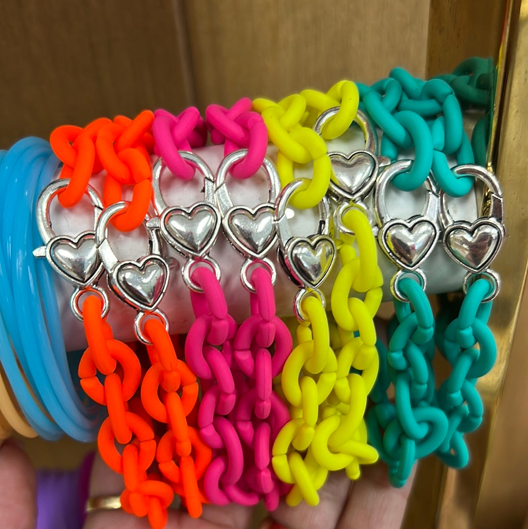 Bracelet mate chain Neon