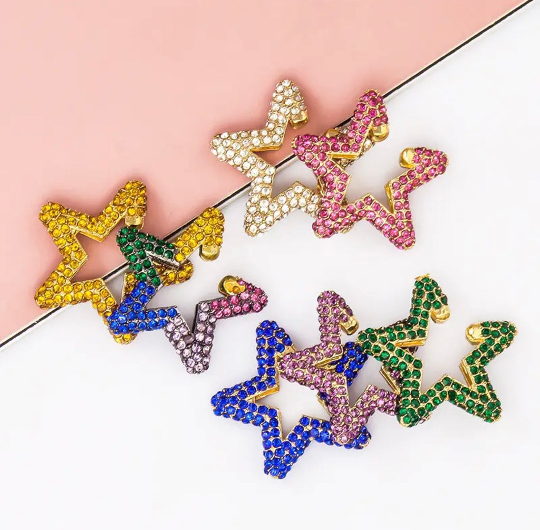 Ear cuff bling star