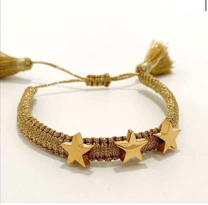 Bracelet triple star mini