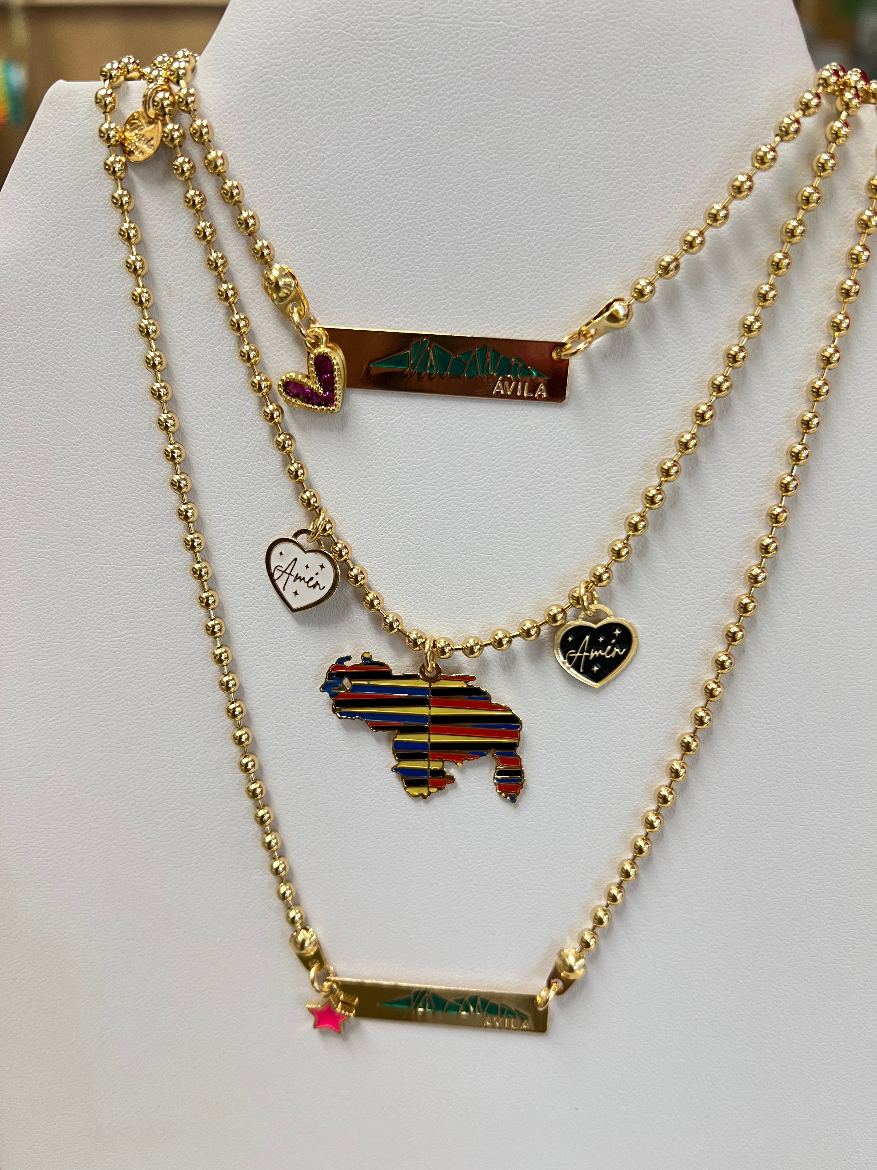 Vzla Necklace Cruz Diez