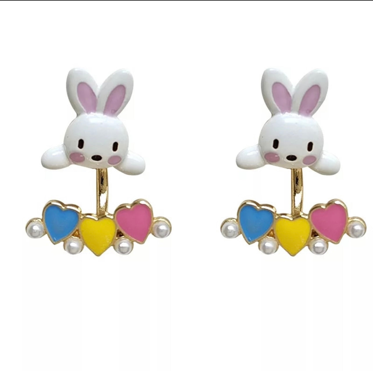 Earrings Heart Rabit