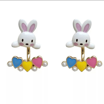 Earrings Heart Rabit