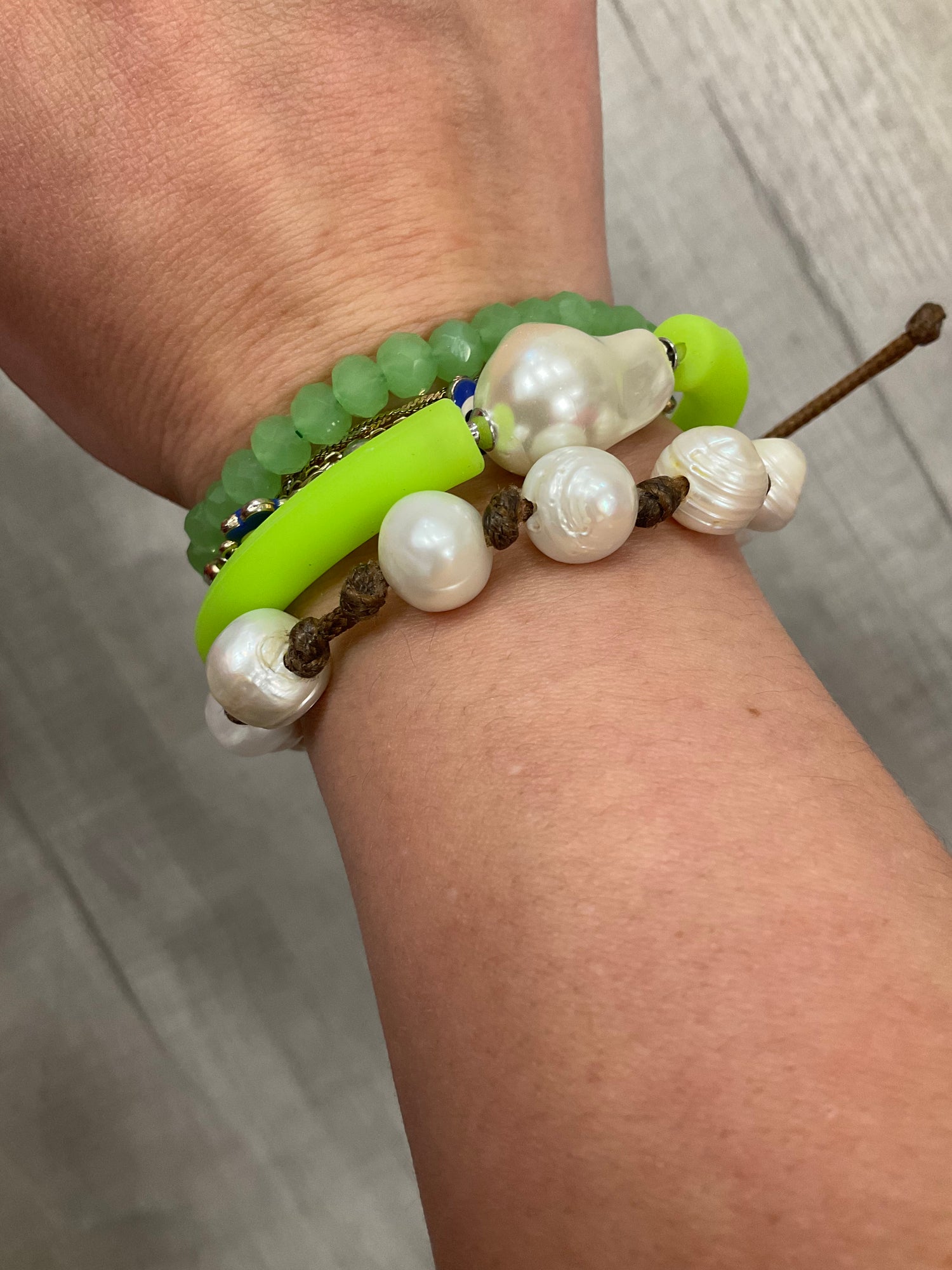 Bracelet Gummy Pearl