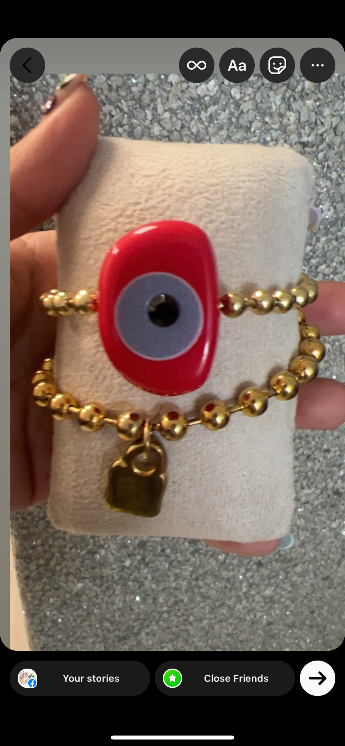 Bracelet Evil Eye Red