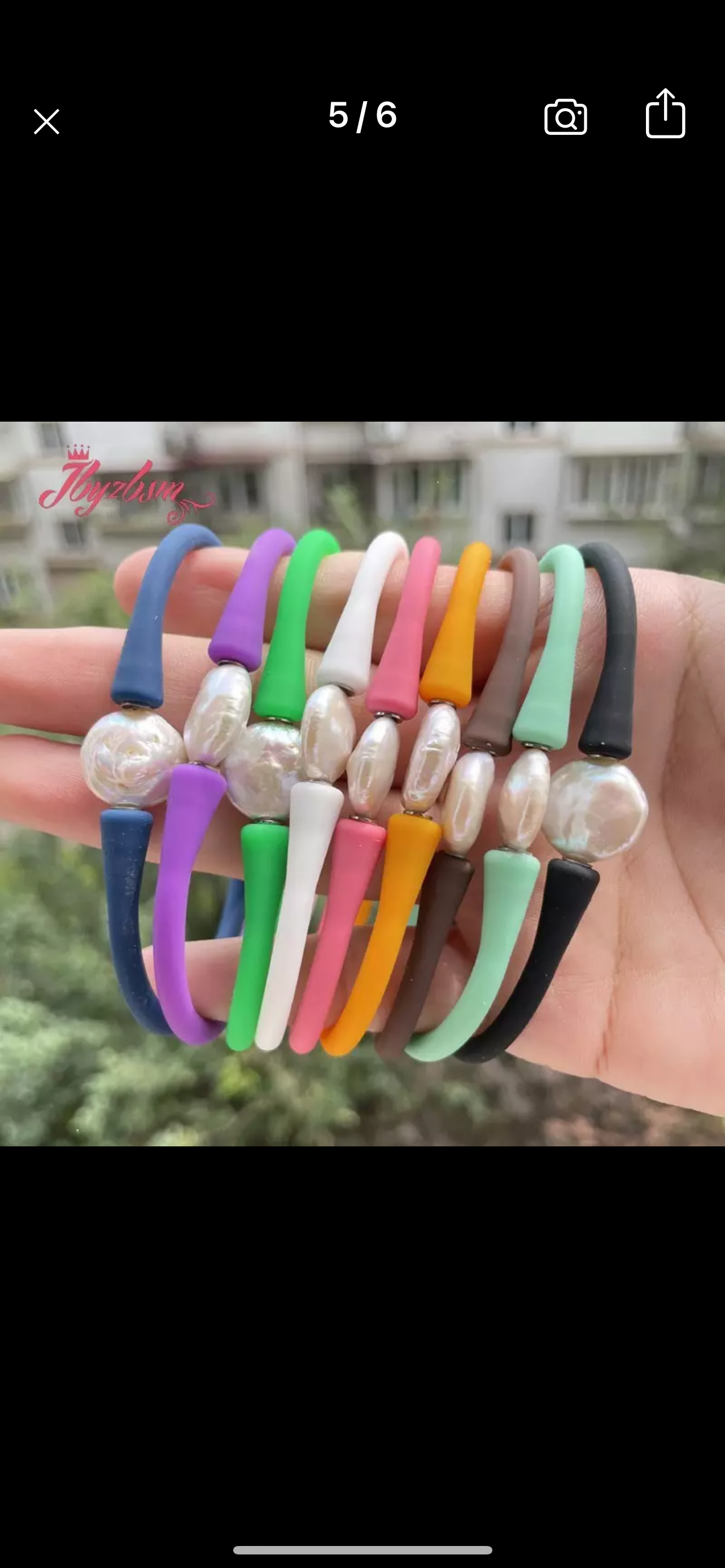 Bracelet Gummy Pearl