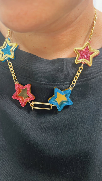 Necklace Star Mirrow